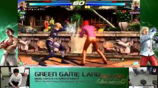 Tekken Tag 2 Unlimited Only Practice (Lars/Nina) vs Noname (Law/Nina)