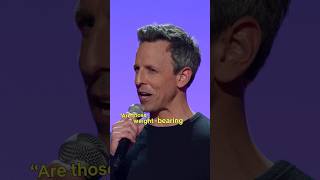 yes, seth meyers has legs #SethMeyers