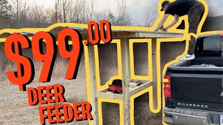 BUDGET BUILD DEER FEEDER! (Growing Healthier Deer)