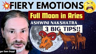 Full Moon in Aries Ashwini Nakshatra October 17 Sharp Emotions Fast Swift Energy 3 Big Tips