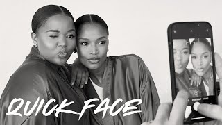 Quick Face, a beauty range created by Ayanda & Lungile Thabethe in collaboration with Mr Price