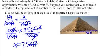 Ch 14.7 Applications of Similarity in Volume Solutions