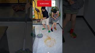 mop I wipe●Don’t disturb me when I’m on the ground!#viralvideo #youtubeshorts