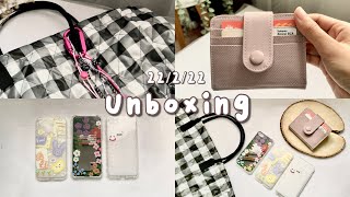 Unboxing shopee haul di tanggal cantik 22/2/22