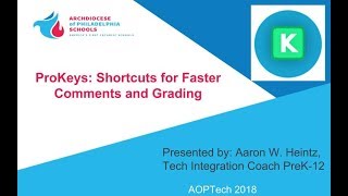 ProKeys: Shortcuts for Faster Comments & Grading