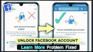 Unlock Facebook locked account/#lockedaccount/#unlockfacebookaccount/locked account kisi unlock kari