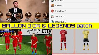 Legends and Ballon d'or Patch pes 2021 mobile, patch 5.6.0 #elmitech #patch #pesmobile