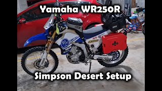 Yamaha WR250R Simpson Desert Crossing Setup