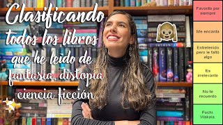 [CLASIFICANDO] TODOS los libros de fantasía, ciencia ficción, etc (+80 LIBROS)  | Mariana Booker