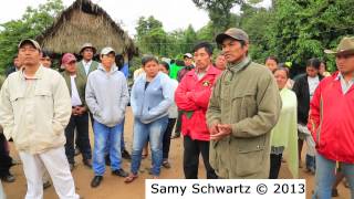 San Pablo del Isiboro  Reunión CONISUR Vs TIPNIS  5