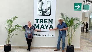 Visitando las instalaciones del Tren Maya.