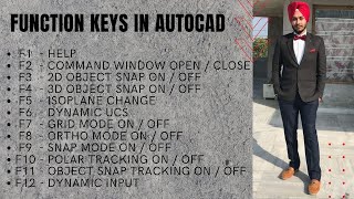 Function Key In Autocad