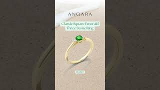 Emerald Rings Under 40K | Gemstone Rings | Angara India