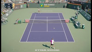 [TopSpin 2k25]  Shelton vs Fritz Gameplay | Indian Wells | Close Match