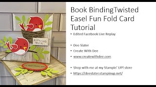 How to Make a Book-Binding Easel Twist Fun Fold Card