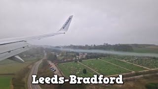 Landing at Leeds Bradford Airport (LBA)