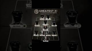 MBAPPE GREATEST XI #shorts #football #ronaldo #messi #mbappe #futbol #goat #viral #trending