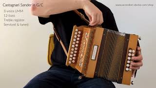 Castagnari Sander in GC | 3-voice | LMM | Accordion Doctor