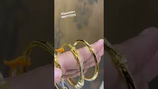 Gold bracelets with platinum polis nd stone avilable only 5000brs only