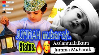 JUMMAH mubarak New Status video. 🥰🥀🔥 জুম্মা মোবারক নতুন স্টাটাস ভিডিও। Assalamu Alaika.🖤