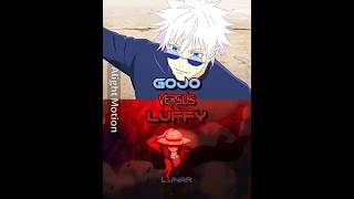 Gojo vs Luffy #anime #animeedit #onepiece #debate #trending #trendingshorts #foryou #tiktok #viral