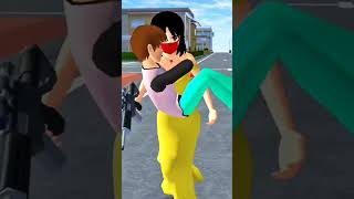 The mother saved daughter #sakuraschoolsimulator #viralvideo