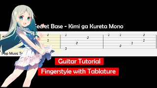 Secret Base Theme Song Kimi ga Kureta Mono Guitar Fingerstyle #Pop Music Tabs