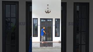 Pintu Double Swing Kupu Tarung Hitam Manis #hitammanis #kupukupu #black #blackdoor #blackwindow