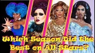 Which Season Did the Best on All Stars?