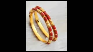 #Poal bangles collection #coral bangles designs