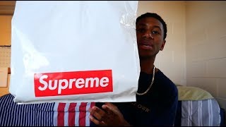 SUPREME PATCHWORK HOODIE UNBOXING AND REVIEW