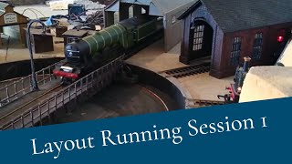 Model Railway Layout Running Session - Part 1