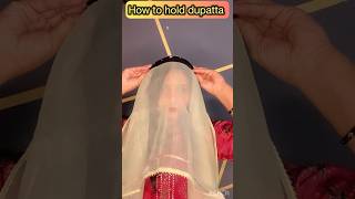 Best dupatta holding hack #youtubeshorts #style #shorts