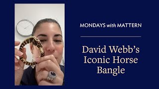 David Webb's Iconic Horse Bangle