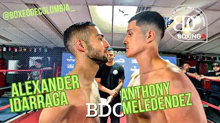 Entrevista ; entre Alexander Idarraga vs Anthony Melendez título nacional de las 135 libras