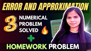 4. Numerical Problem on Error Analysis | Numerical Methods Error Analysis