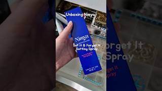 Unboxing Nimya Set It & Forget It Setting Spray #nikkietutorials #nimya