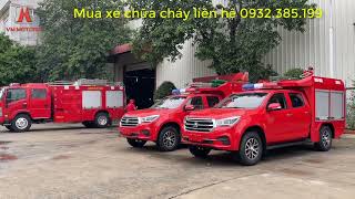 Xe chữa cháy lưu động Sanduer S100 tham gia chữa cháy