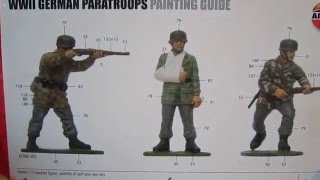 Airfix 1:32 German Paratroops ww2 Painted!