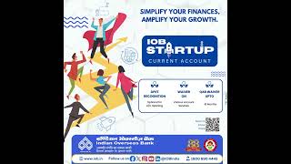 IOB's Startup Current Account!