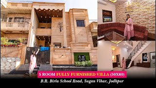 Luxurious 4 BHK 30x60 Duplex Villa for Sale in Jodhpur | जोधपुरी पत्थर वाला घर