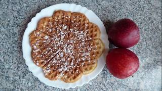 Apfel-Waffeln