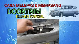 cara melepas doortrim dan pemasangan doortrim mobil