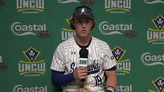 UNCW Baseball John Newton | Postgame vs Princeton, 2-23-24