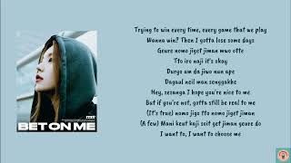 ITZY - BET ON ME Lyrics