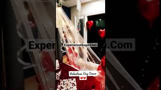 Valentines Day Decoration in Delhi | ExperienceSaga | #trending #viral #shorts #surprise #love #vd