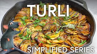 Making Ratatouille's Turli: Vegan Recipe (Greek Briam)