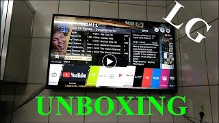 Unboxing Smart TV LED 43 Full HD LG 43LK5700