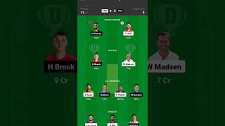 MNR vs NOS match dream11 team production। MNR vs NOS match dream 11 team।#shorts #ytshorts #dream11