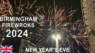 New Year's Eve 2024 | Fireworks & Celebration | Birmingham UK